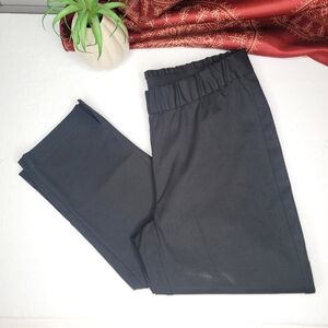 Eileen Fisher Organic Cotton Stretch Twill Pants Black XXS NWT